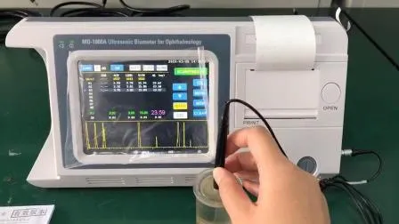 Portable a Scan P Scan Ultrasoud Biometer/Pachymeter for Ophthalmology with Touch Screen (MD-1000A/P)