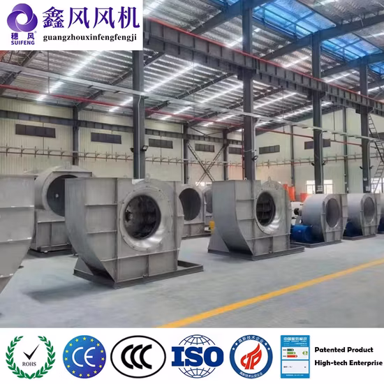 Китай Стандарт API 673 380 В Промышленный вентилятор Маленький центробежный вентилятор высокого давления для цементной плиты Загнутая назад крыльчатка Цена вентилятора